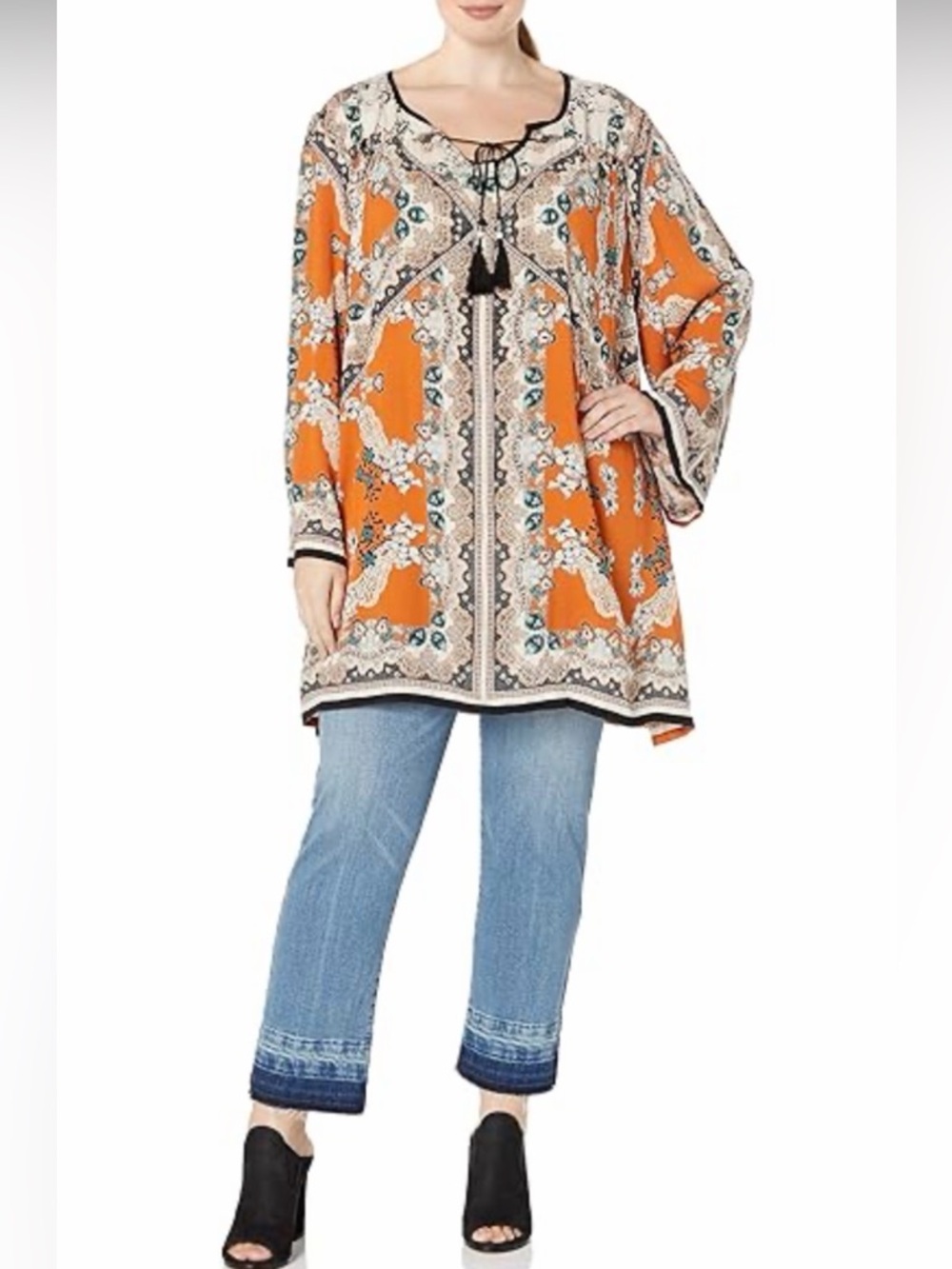Angie Paisley Tunic Top or Dress